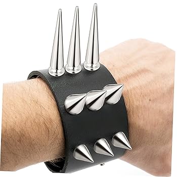 アクセサリー wristband studs punk vintage kmrii Amazon.com: Ulekuke 3 Pcs Punk Rock Studded Bracelet Set